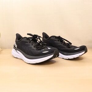 HOKA Black Clifton 8 Mesh Road Running Sneakers 6B